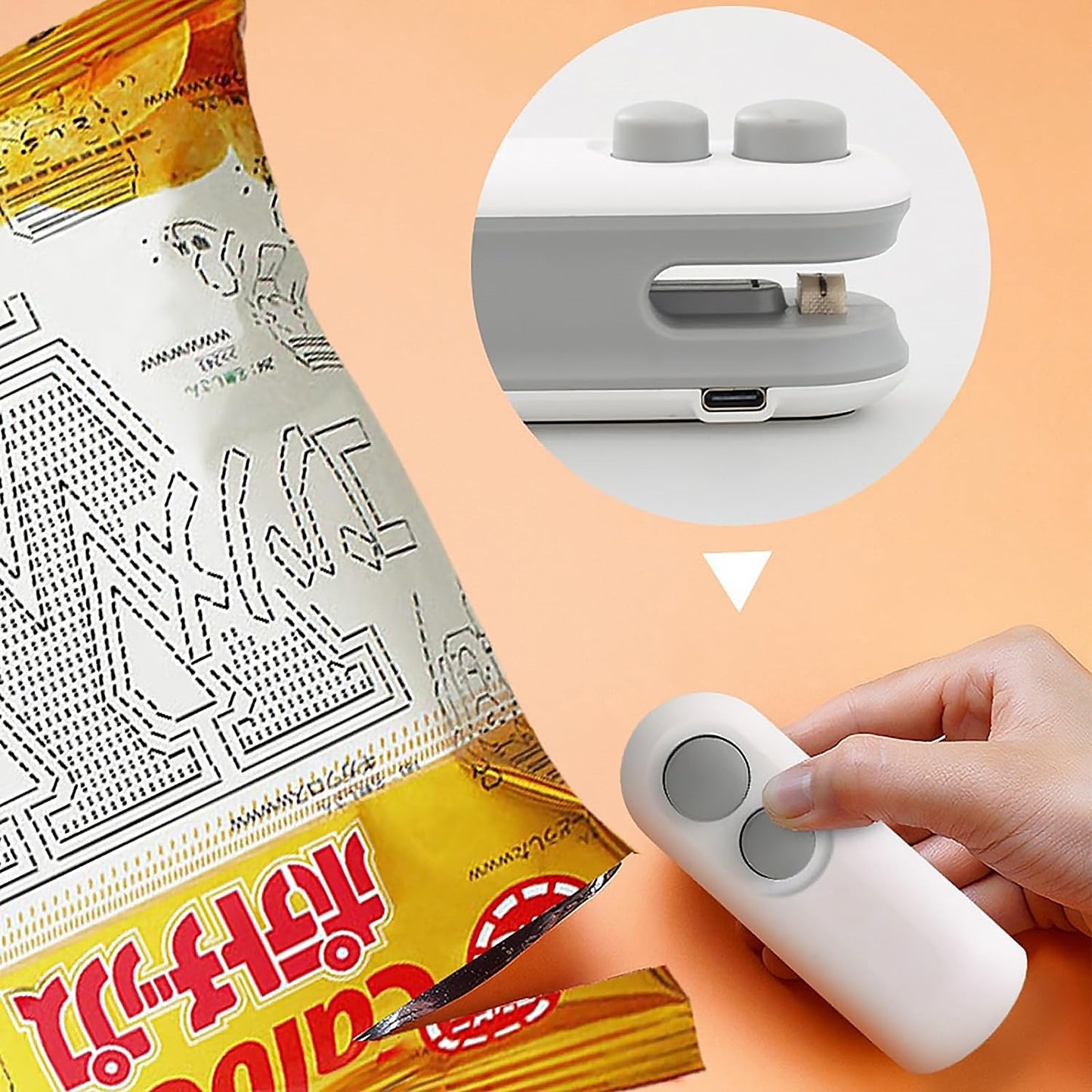 MCOIKY® 2-in-1 Mini Heat Sealer - Seal & Cutter (C)