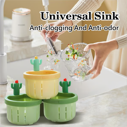 🌵2025 NEW🌵MCOIKY® Cactus Kitchen Sink Drain Strainer PRO