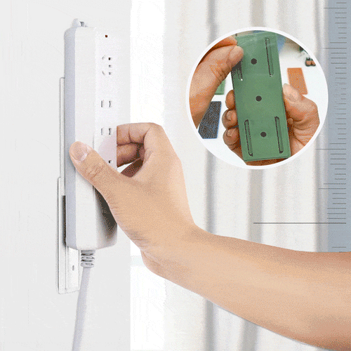 NOWORDUPÂŽ Adhesive Punch-free Socket Holder
